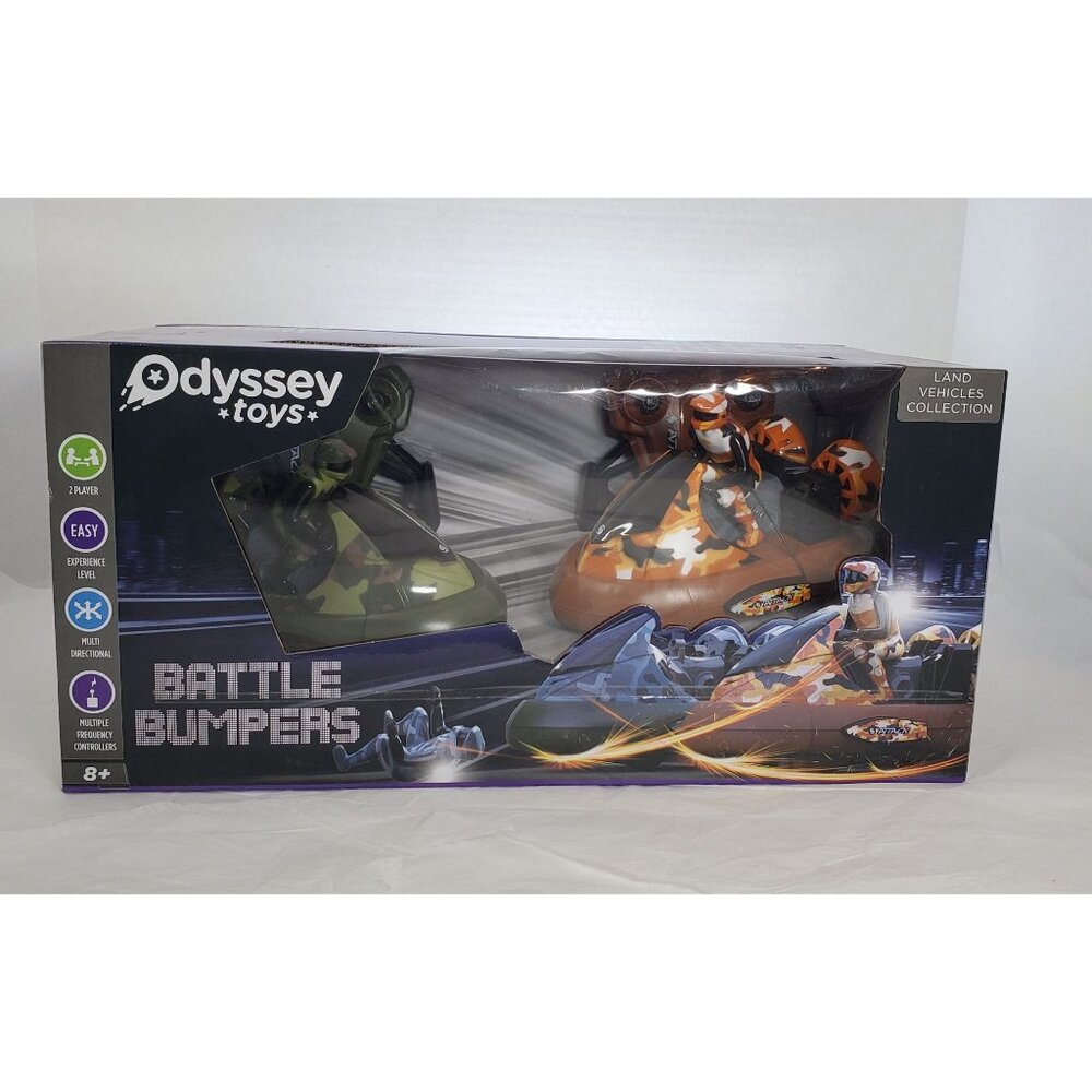 Odyssey Toys Battle Bumpers Remote Control Land Vehicles Set For 2 Ages Multi
